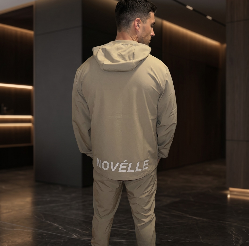 Novélle Reflective Tracksuit – Taupe
