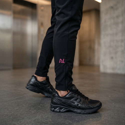 Novélle Tracksuit – Black/Pink