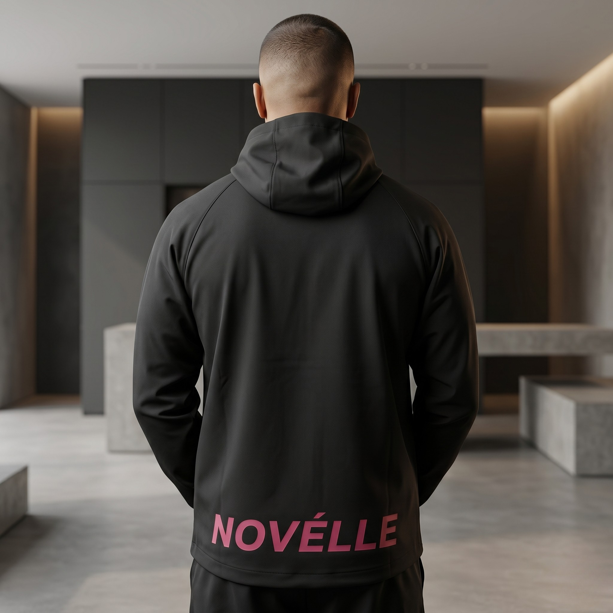 Novélle Tracksuit – Black/Pink