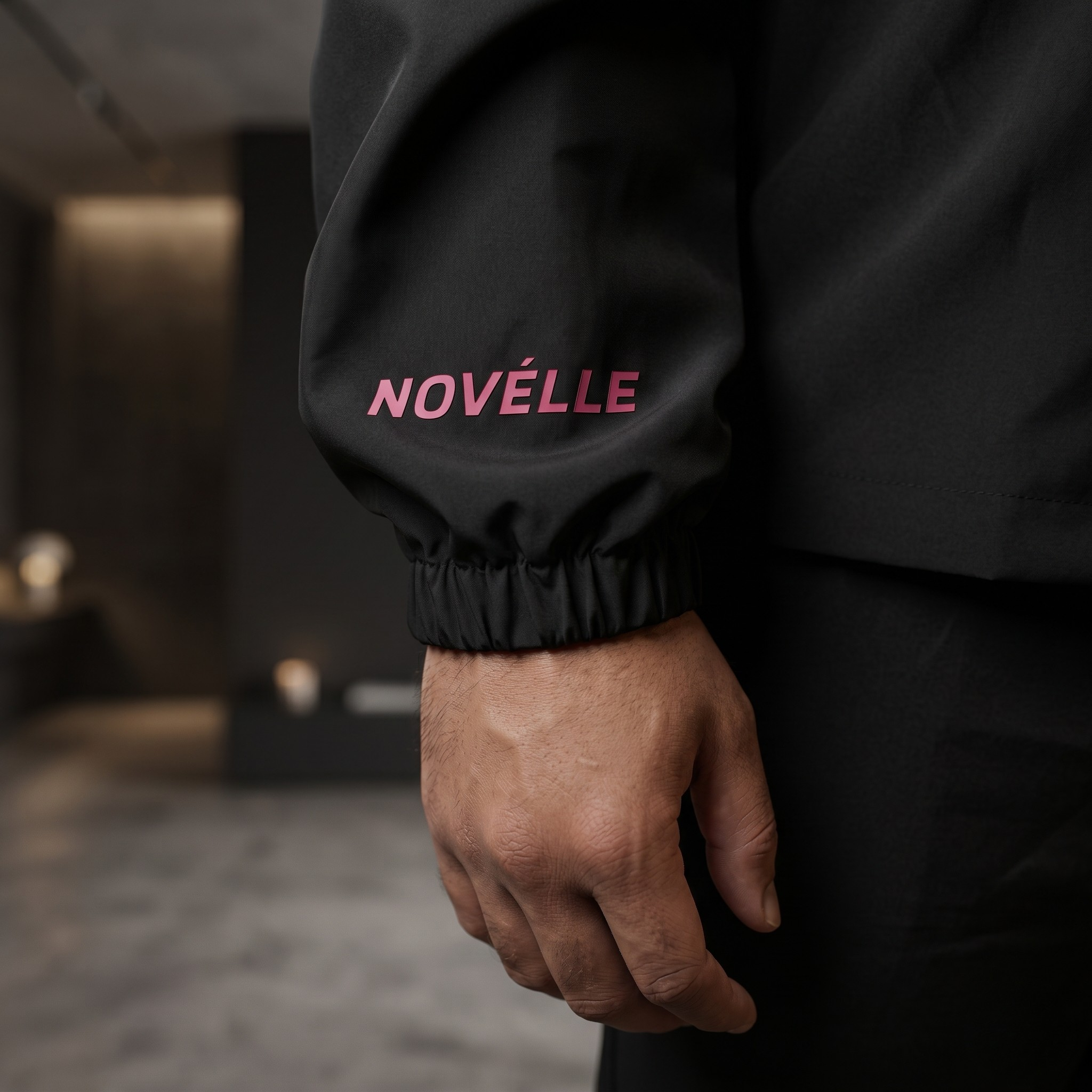 Novélle Tracksuit – Black/Pink