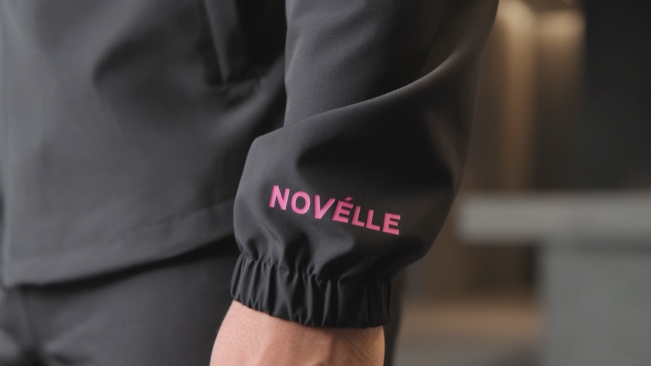 Novélle Tracksuit – Black/Pink